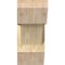 Ekena Millwork Traditional Slat Rough Sawn Bracket w/ Offset Brace, Douglas Fir, 8"W x 18"D x 18"H BKT0806X18X18TRA06RDF - alternate 3